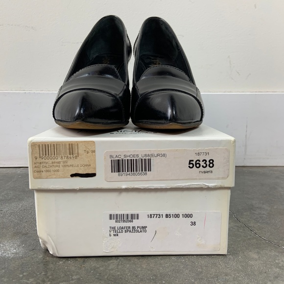 🛑 SOLD YSL Saint Laurent Loafer Pumps with Block Heel - Picture 6 of 8